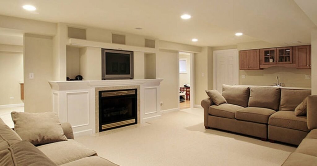 Basement renovation in Toronto